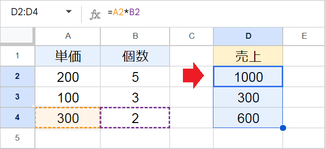 計算式や関数のセルを固定（絶対参照）する！