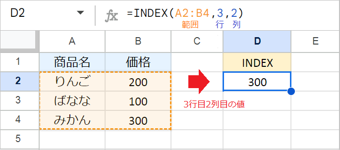 【スプレッドシート】INDEXとMATCHを分かりやすく解説