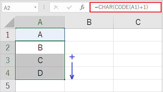 【Excel】アルファベットを連続入力する！AA以降も！