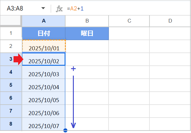 スプレッドシートでカレンダーを作ろう!月間・縦型スケジュールの作り方