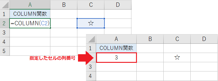 COLUMN関数の使い方（VLOOKUP関数との組み合わせ方法)