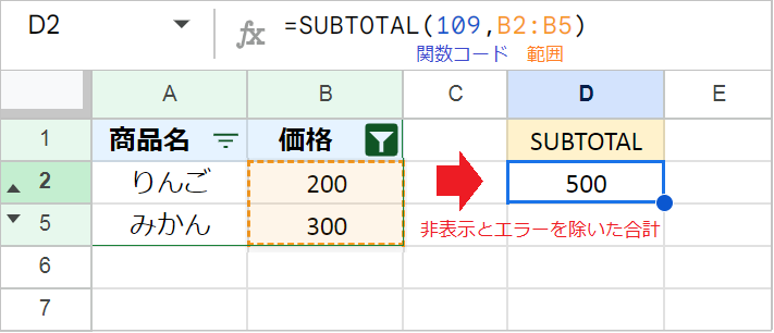 【スプレッドシート】AGGREGATE関数のようにエラーを無視して集計する方法